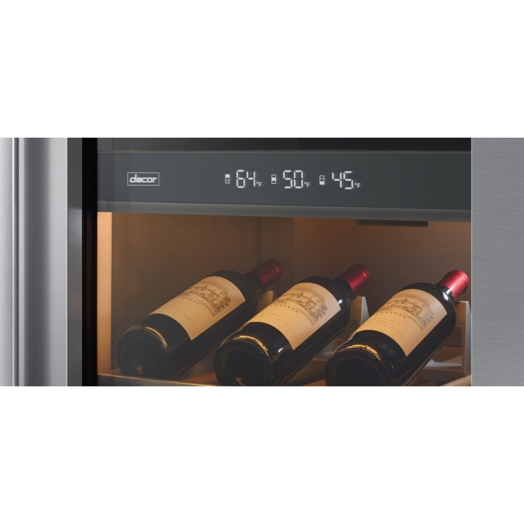Dacor 24-Inch Contemporary Integrated Wine Column - DRW24980RAP/LAP