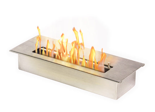 The Bio Flame 13" Burner (Stainless Steel) EB-13-Silver