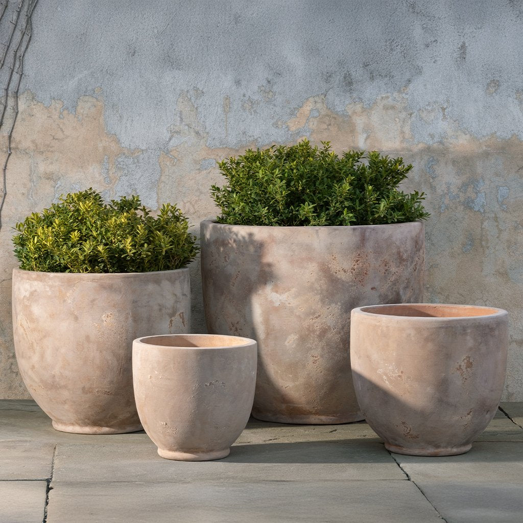 Campania Causago Round Planter, Set of 4 - 142587-2404