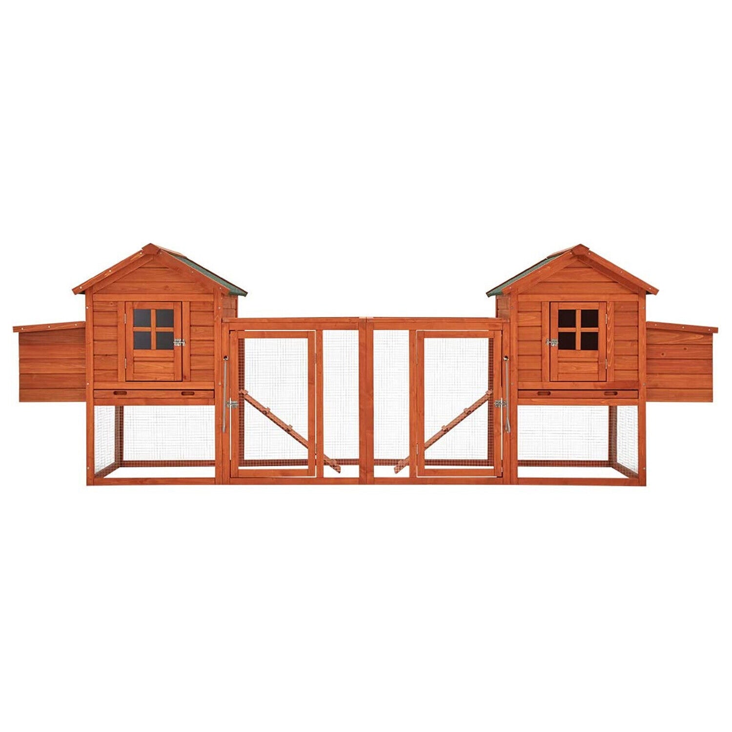 Extra Large Wooden Outdoor Chicken Coop Cage W/ Nesting Box