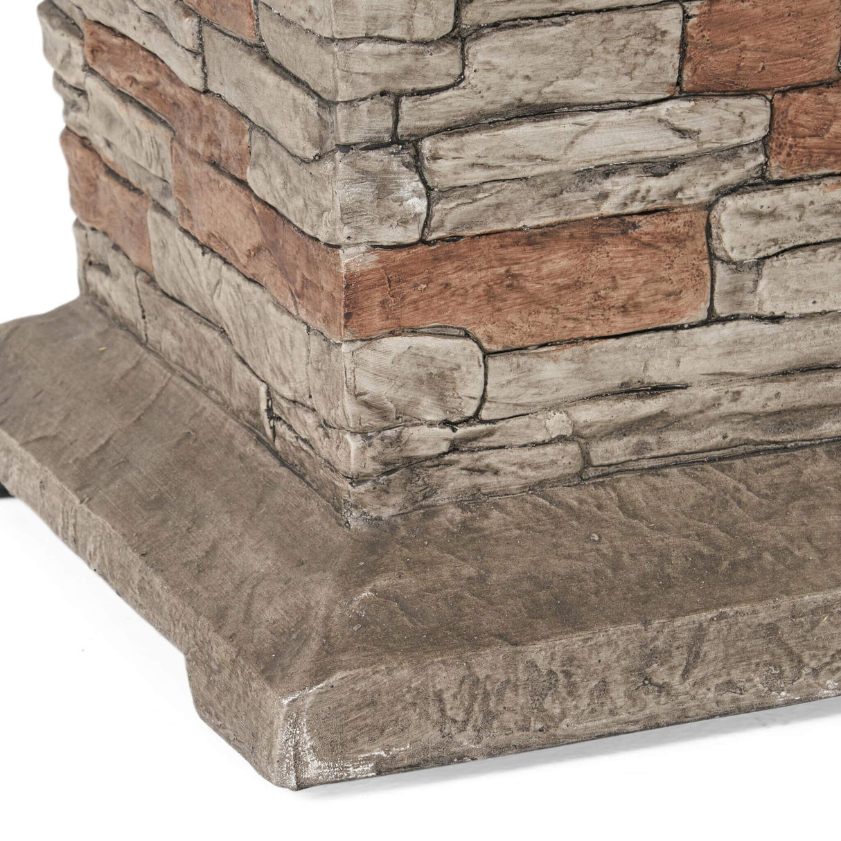 19" Outdoor 40K BTU Natural Stone Fire Column (SAK36771)
