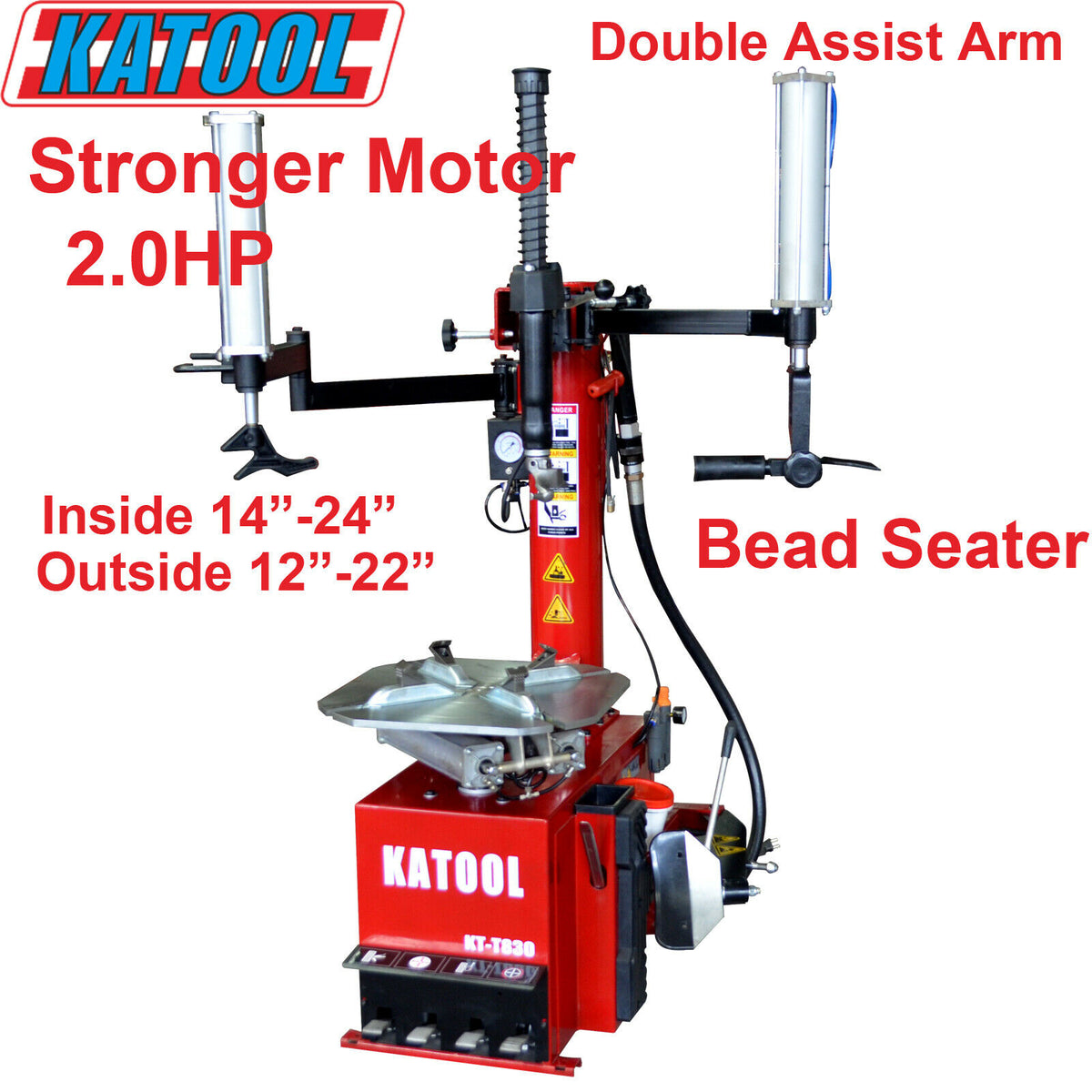 Katool KT-T830 Wheel Clamp Tire Changer Machine