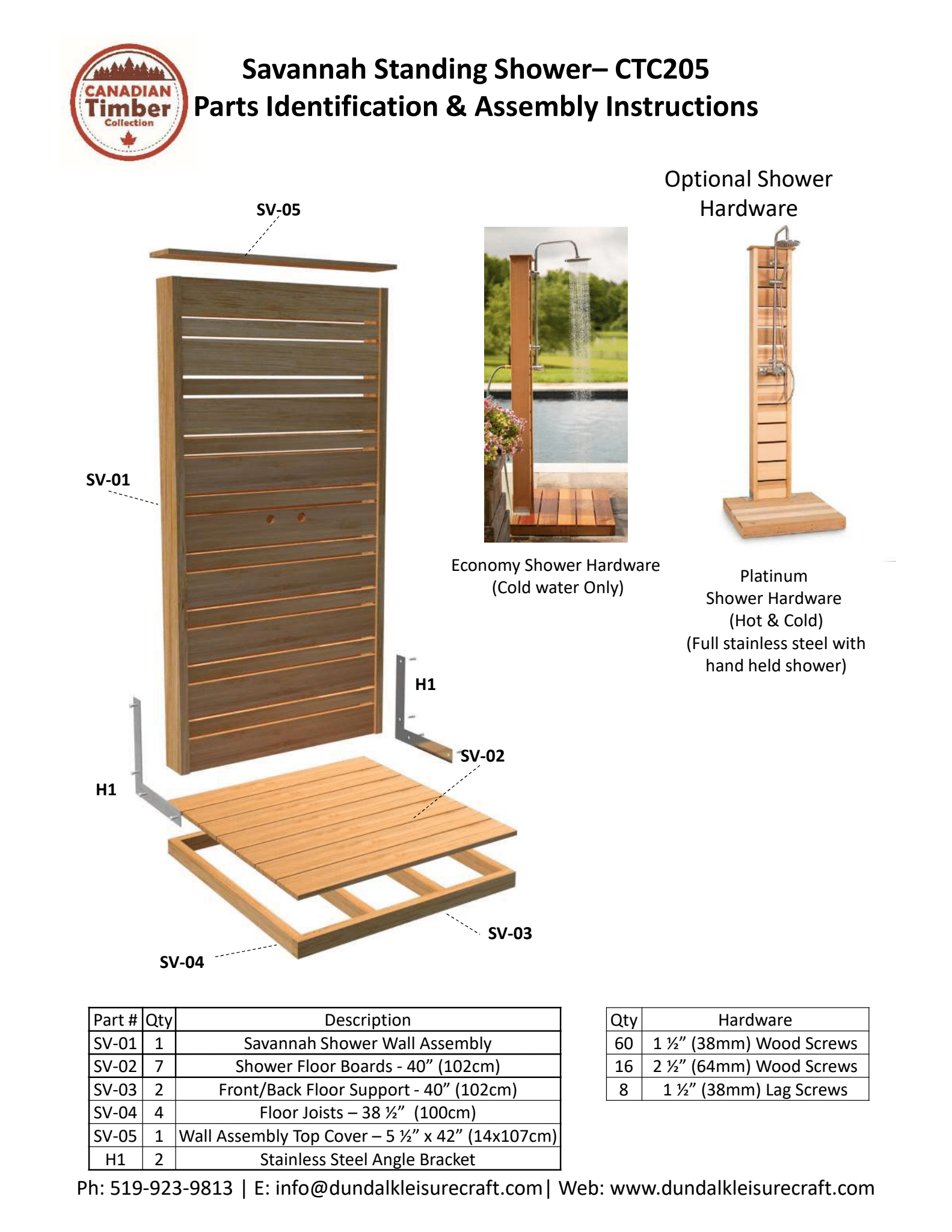 Dundalk Leisurecraft Canadian Savannah Outdoor Shower