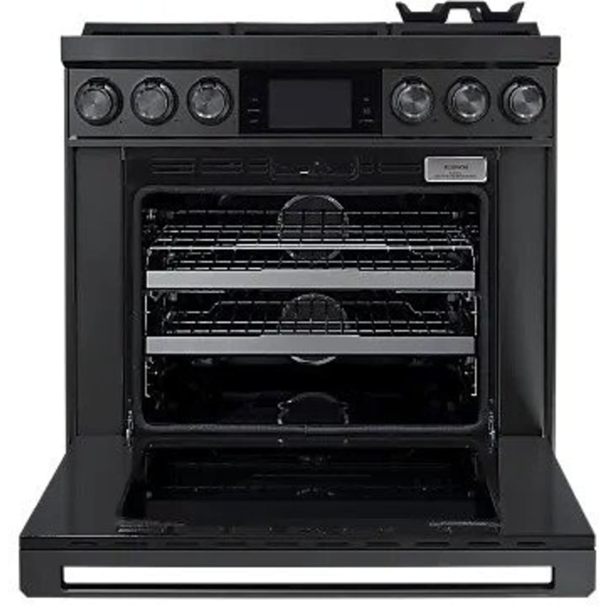 Dacor 36-Inch Contemporary Dual-Fuel Steam Range, Graphite Stainless - DOP36C86DLM