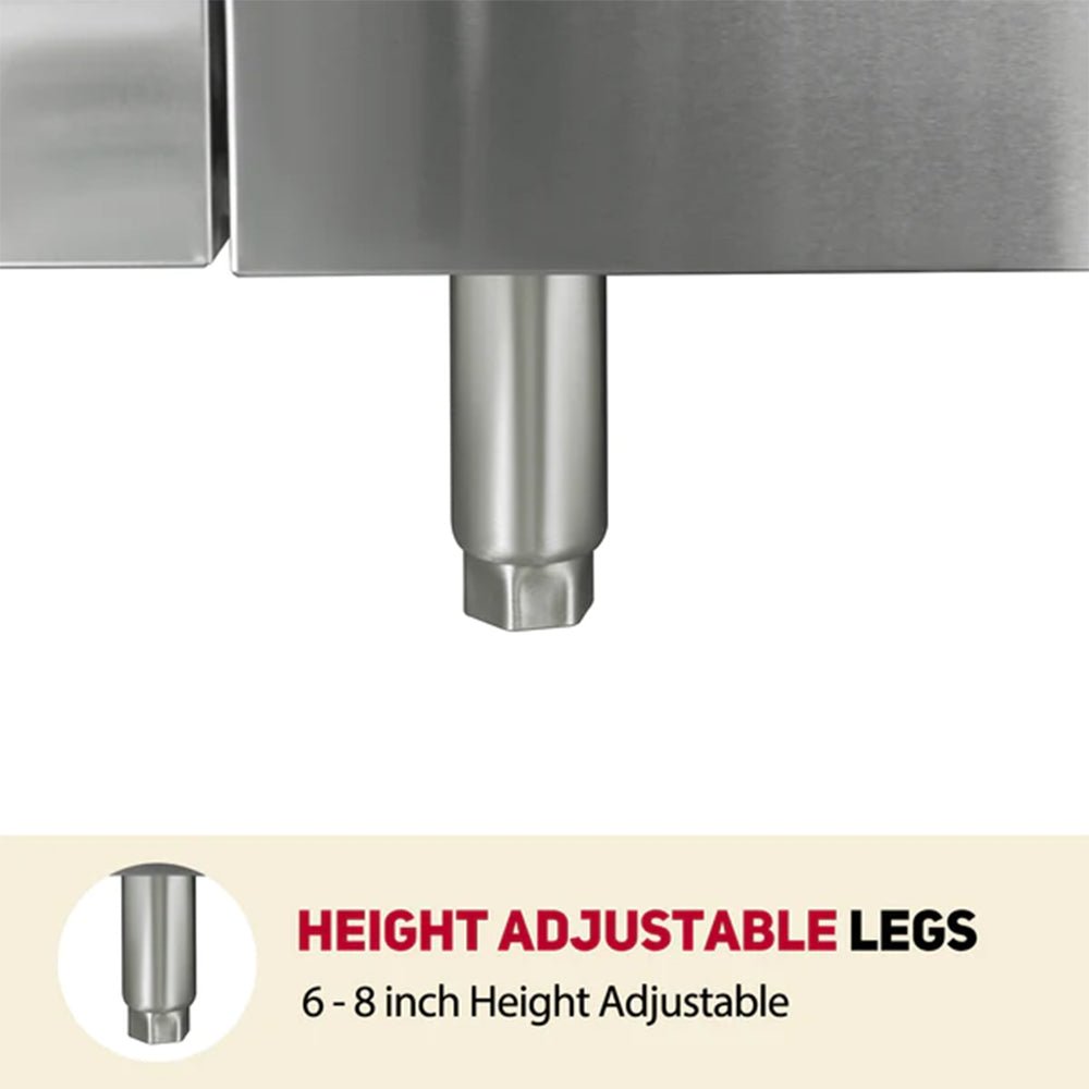 24 Inch Commercial Restaurant Kitchen 4 Burner Range W/ Standard Oven (97163042)