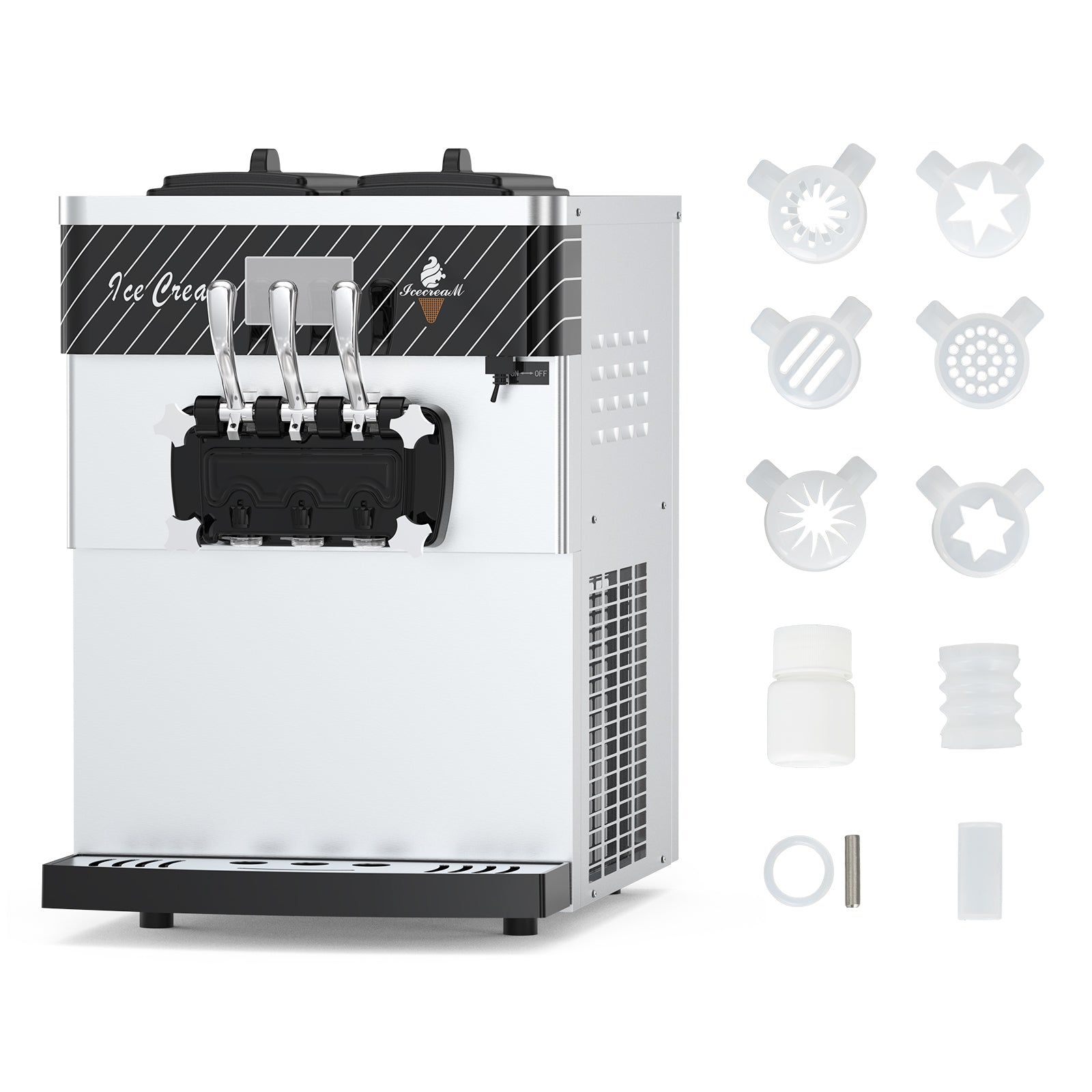 3 Flavor Soft Serve Commercial Ice Cream Maker Machine (97582146)