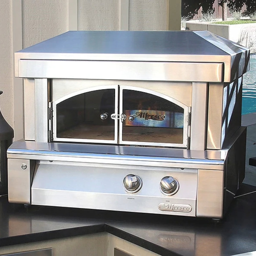 Alfresco 30" Pizza Oven For Countertop Mounting