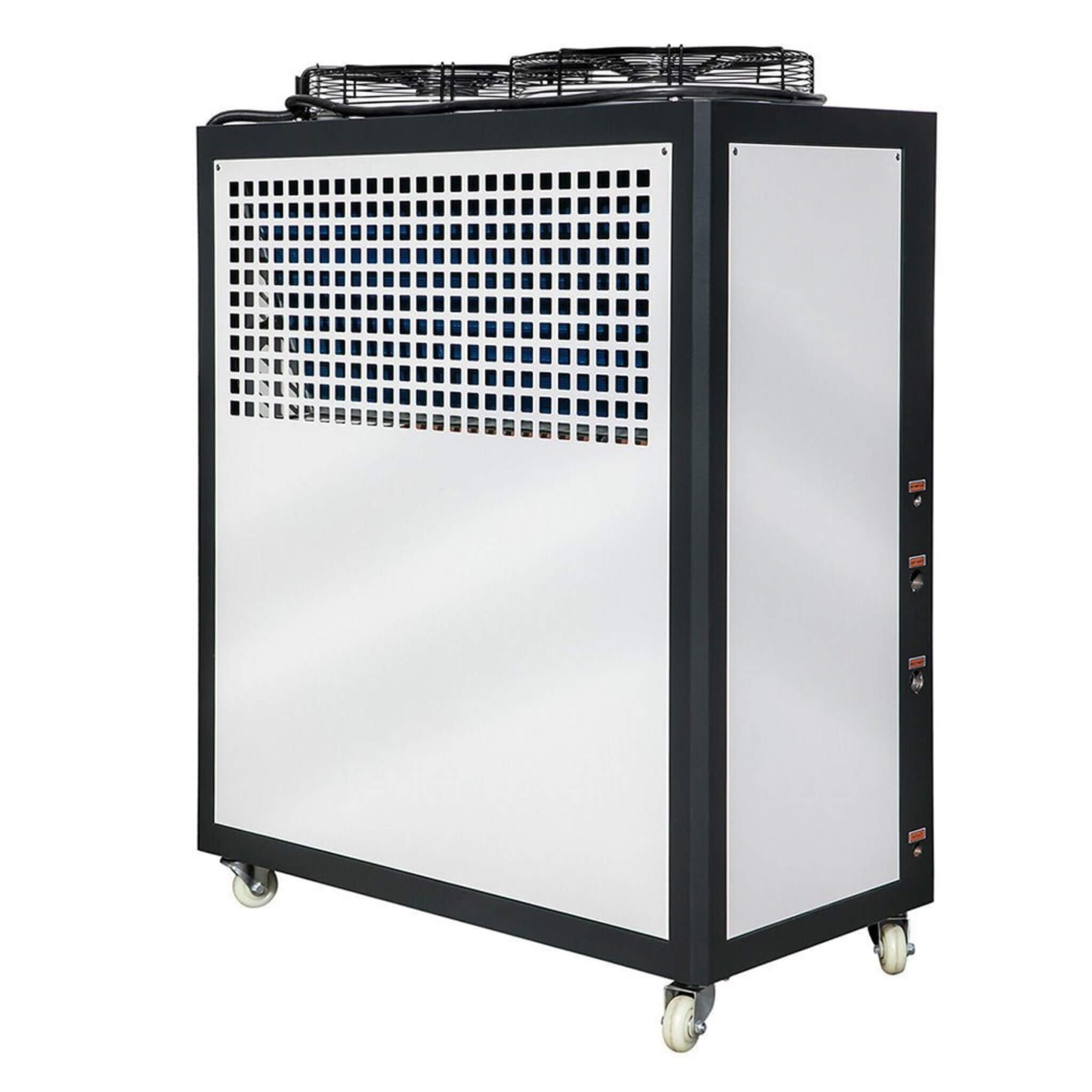 5 Ton Smart Air-Cooled SS Industrial Water Chiller With LCD Display & 53L Water Tank, 5HP