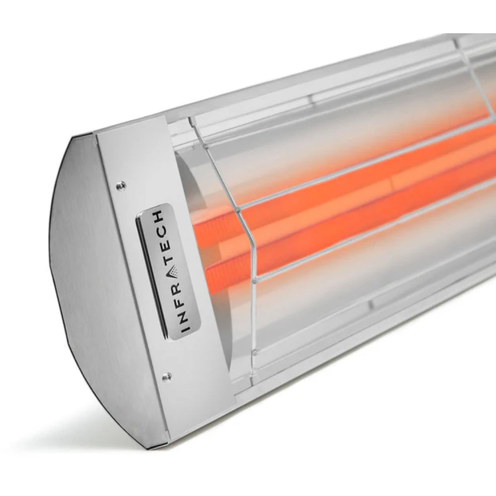 Infratech CD Series Dual Element CD3024 3000 Watts 240V 12.5 Amps Infrared Electric Patio Heater 33 x 8.19 x 2.5 in. - 21-4000