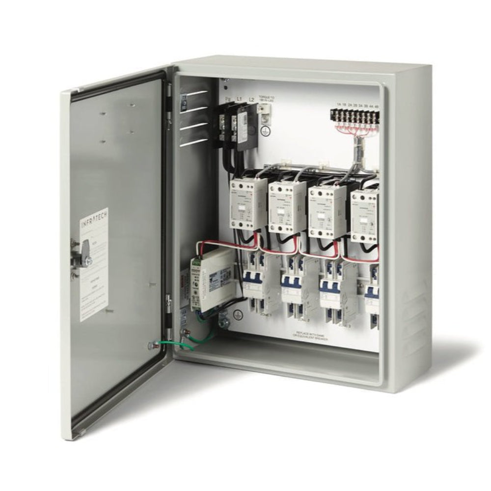 Infratech 30 4061 Home Management System Control, 1 Relay Panel - 20 x 16 x 7 in. - Gray Steel Color