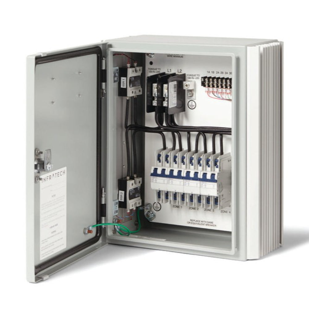 Infratech 30 4051 Solid State Control, 1 Relay Panel - 16 x 14 x 7 in. - Gray Steel Color