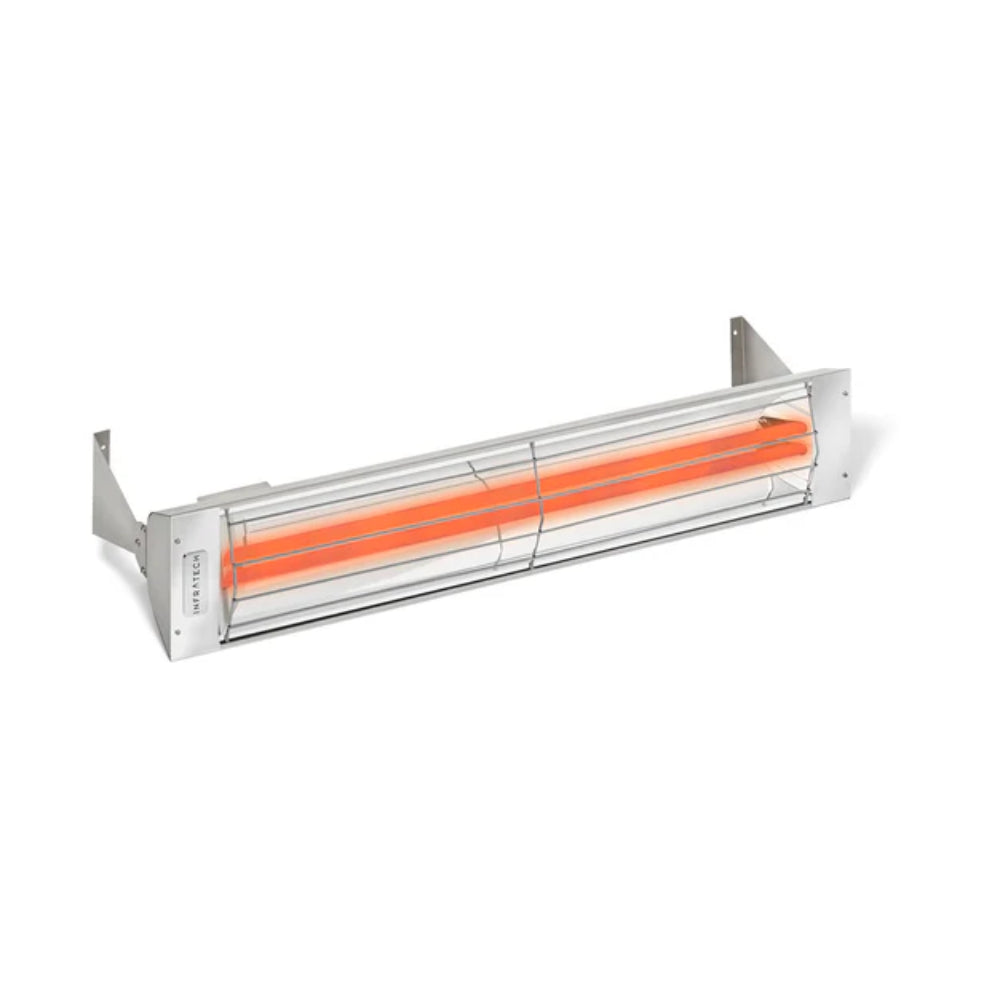 Infratech WD Series Dual Element WD3027 3000 Watts 277V 11 Amps Infrared Electric Patio Heater 33 x 8 x 3 in. - 21-2030