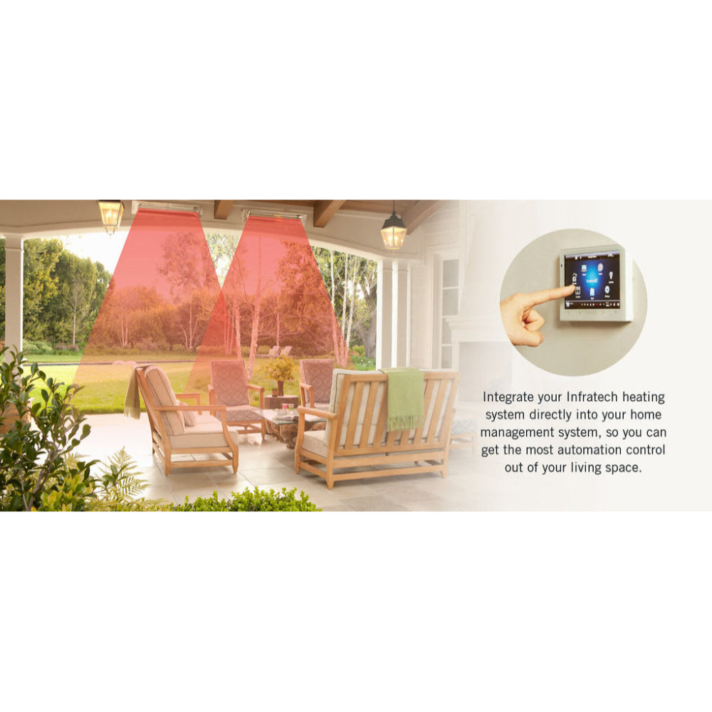 Infratech 30 4061 Home Management System Control, 1 Relay Panel - 20 x 16 x 7 in. - Gray Steel Color