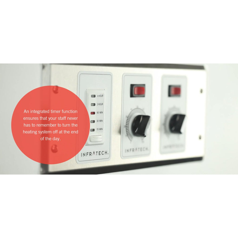 Infratech 30 4048 Solid State Control, 4 Zone Analog Control with Digital Timer - 4.5 x 18.75 x 2.5 in.