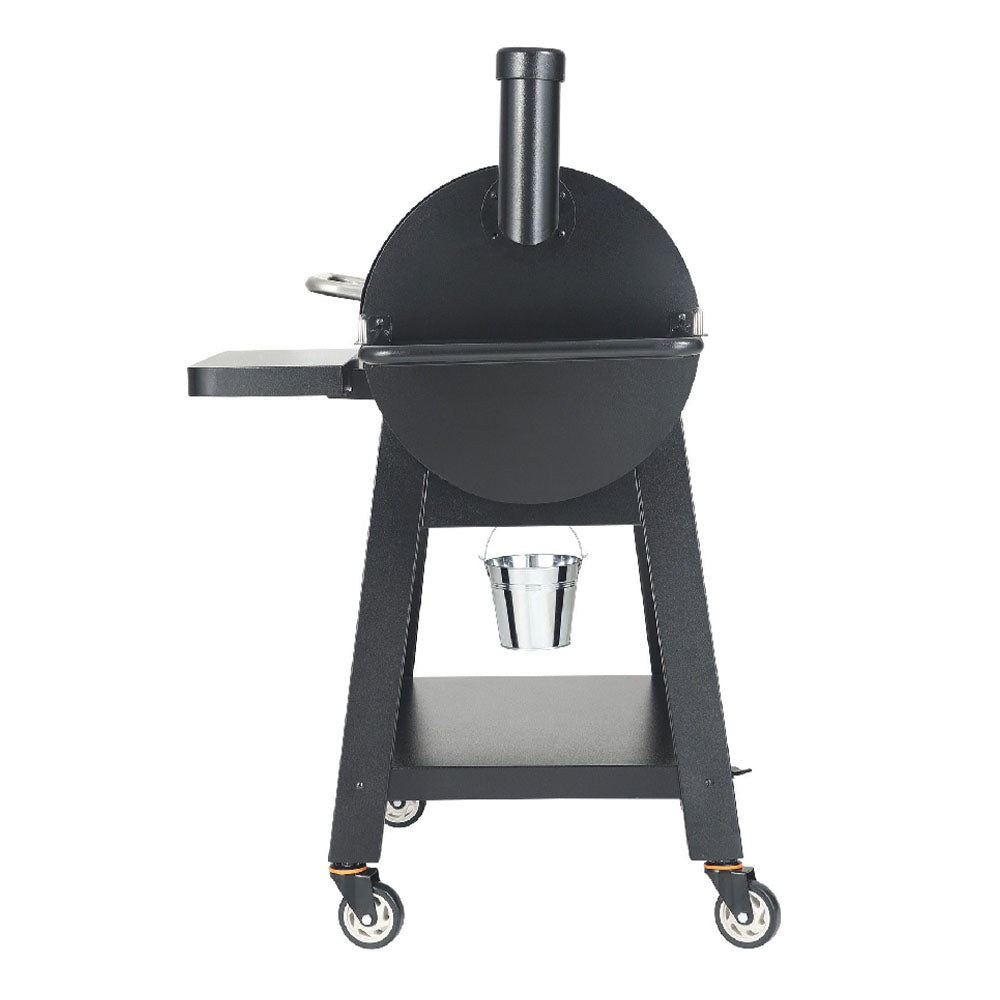 53" Heavy Duty Portable Wood Pellet BBQ Grill With Cart (93641572)