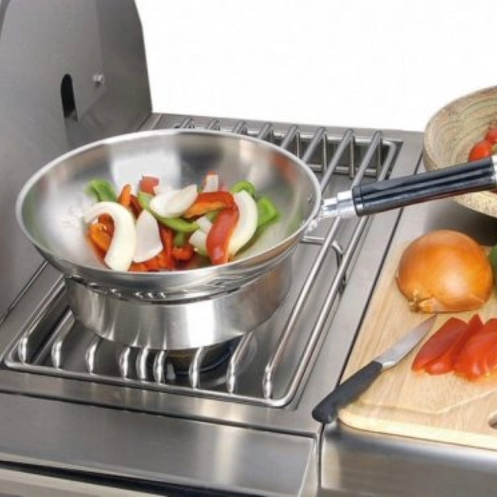 Alfresco Cart-Mounted Dual Side Burner, 14-Inches