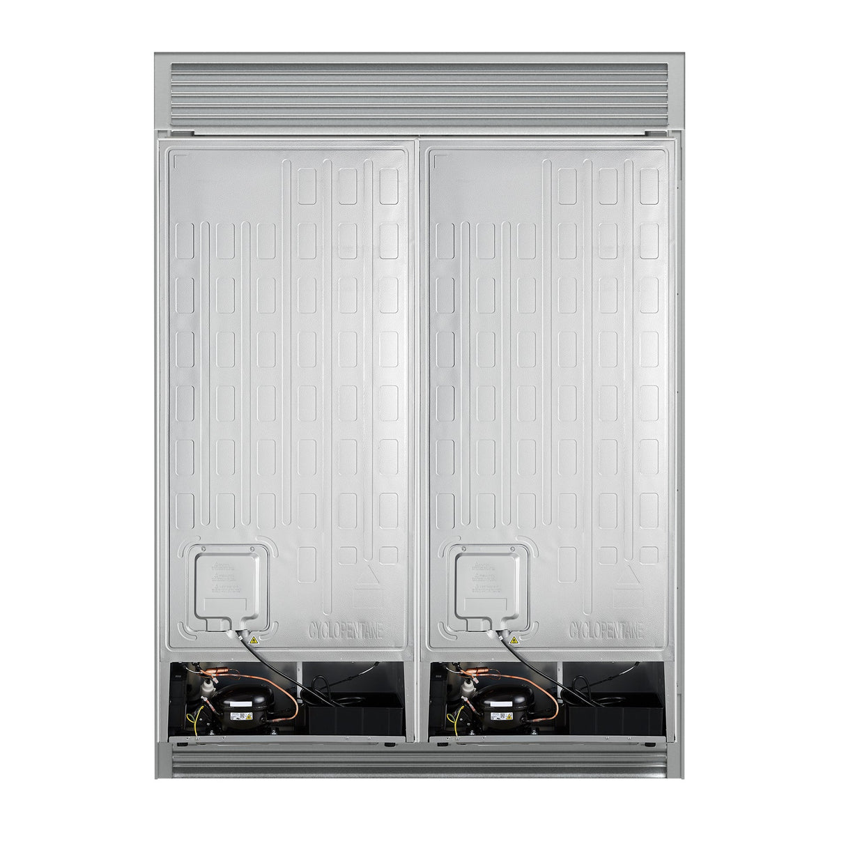 Forno Maderno 2-28-Inch Wide Convertible Refrigerator/Freezer Decorative Trim Grill, 27.2 cu.ft, 84-Inch High