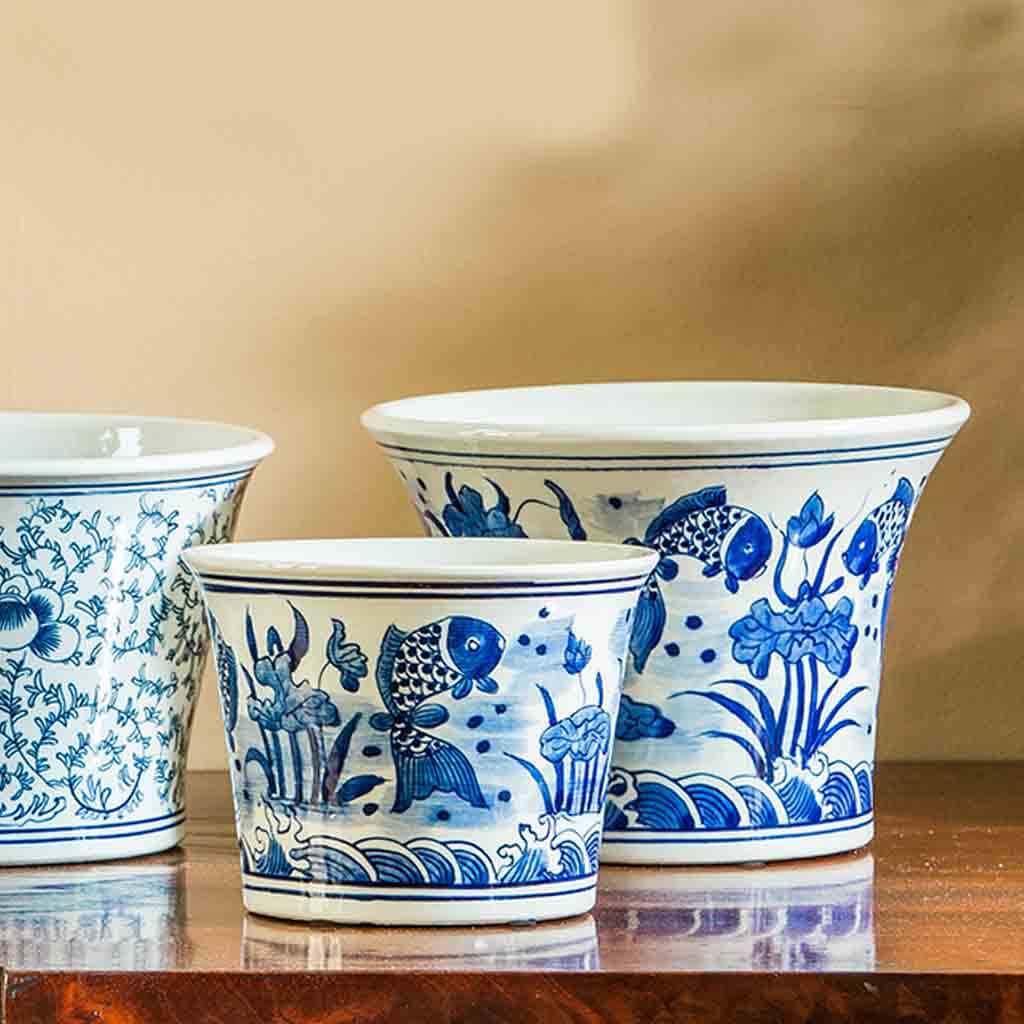 Campania Flared Planter, Set of 6 - 6181-13006