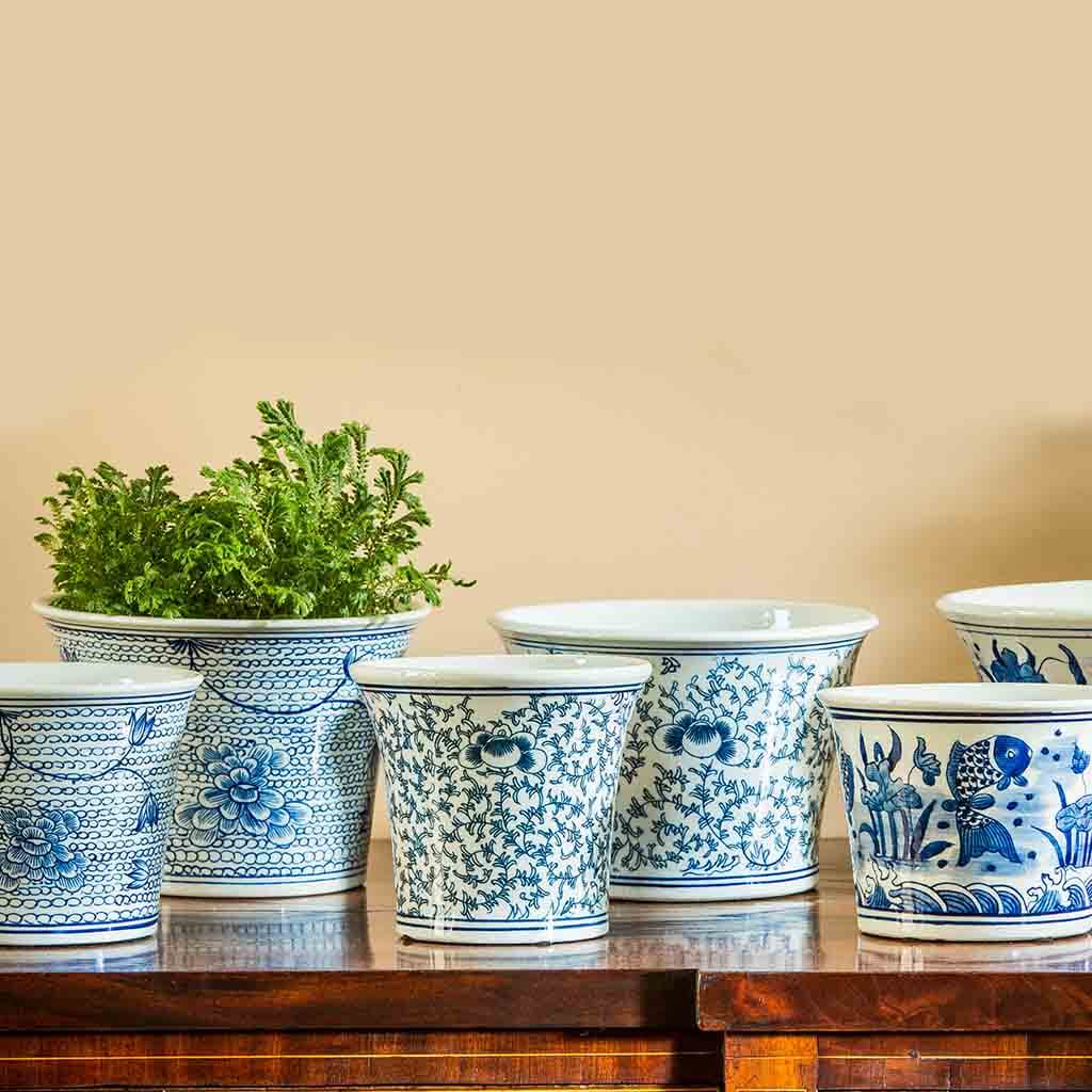 Campania Flared Planter, Set of 6 - 6181-13006
