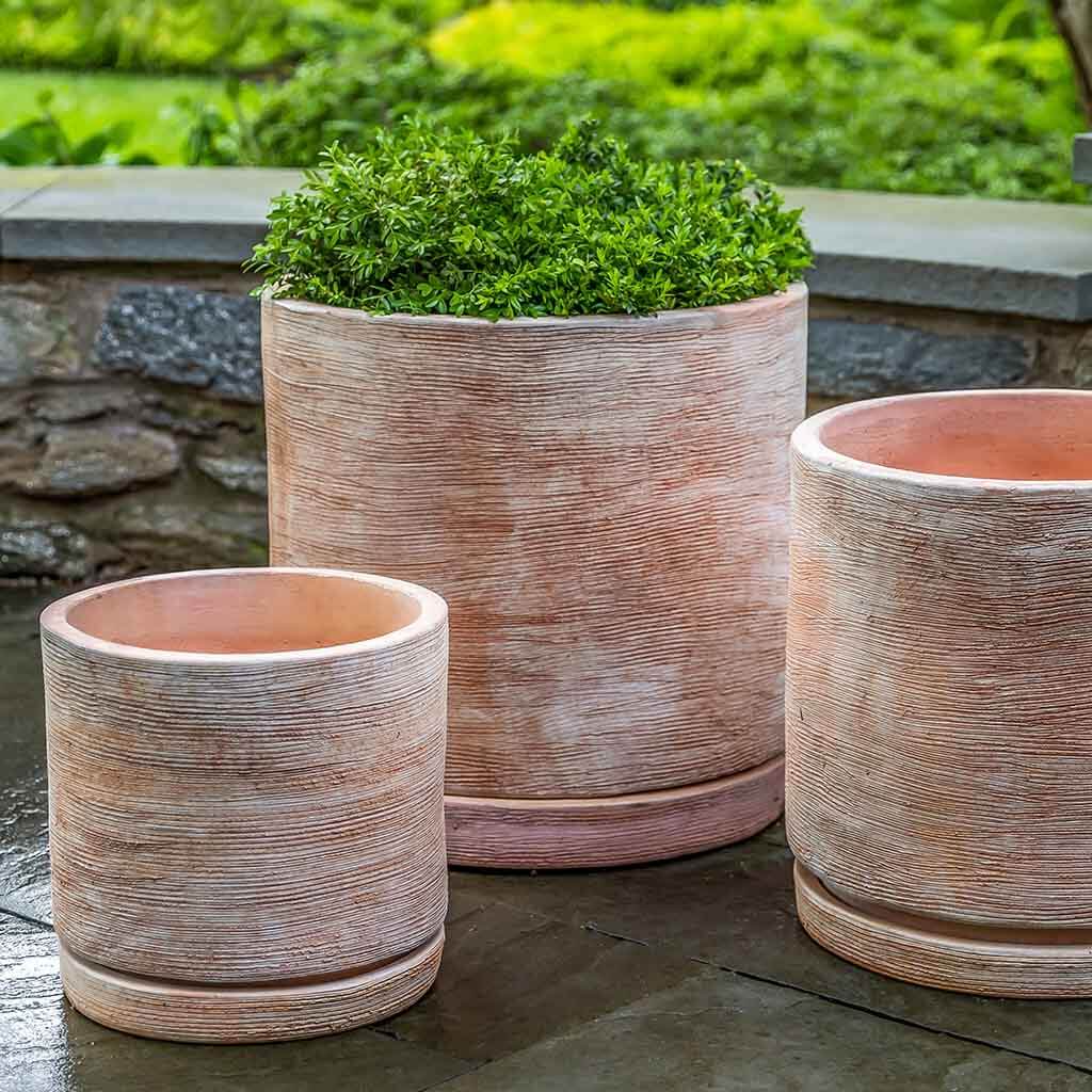 Campania Sgraffito Planter, Set of 3 - 6474-2403