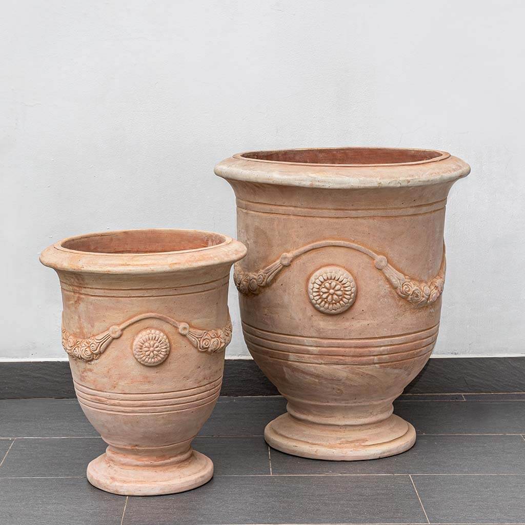 Campania Anduze Urn Planter Set of 2 - 6486-2402