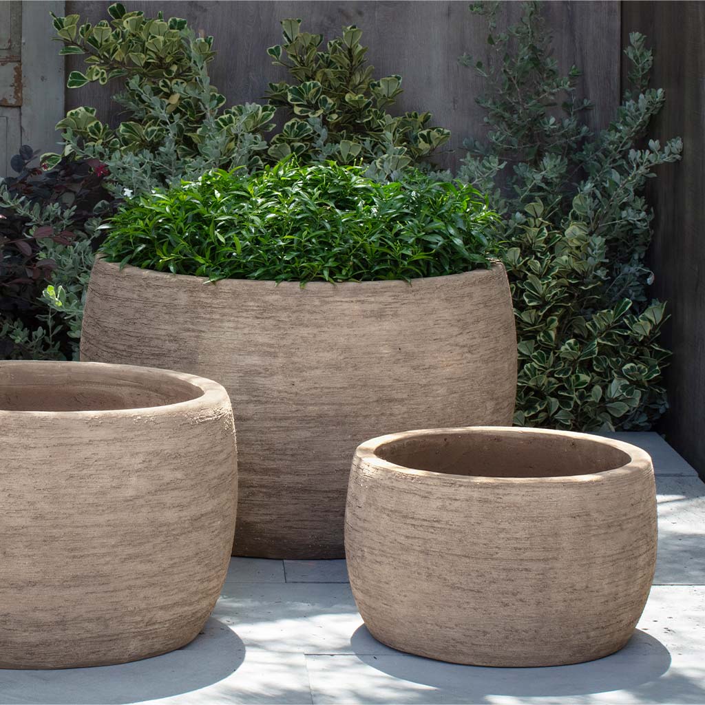 Campania Denali Planter, Low, Set of 3 - 6496-23803