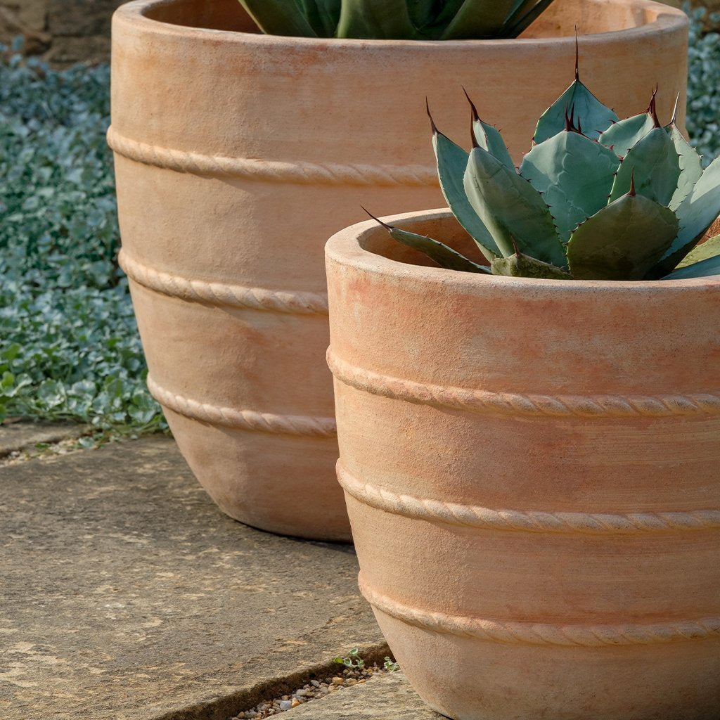 Campania Santorini Planter, Set of 2 - 6511-2402