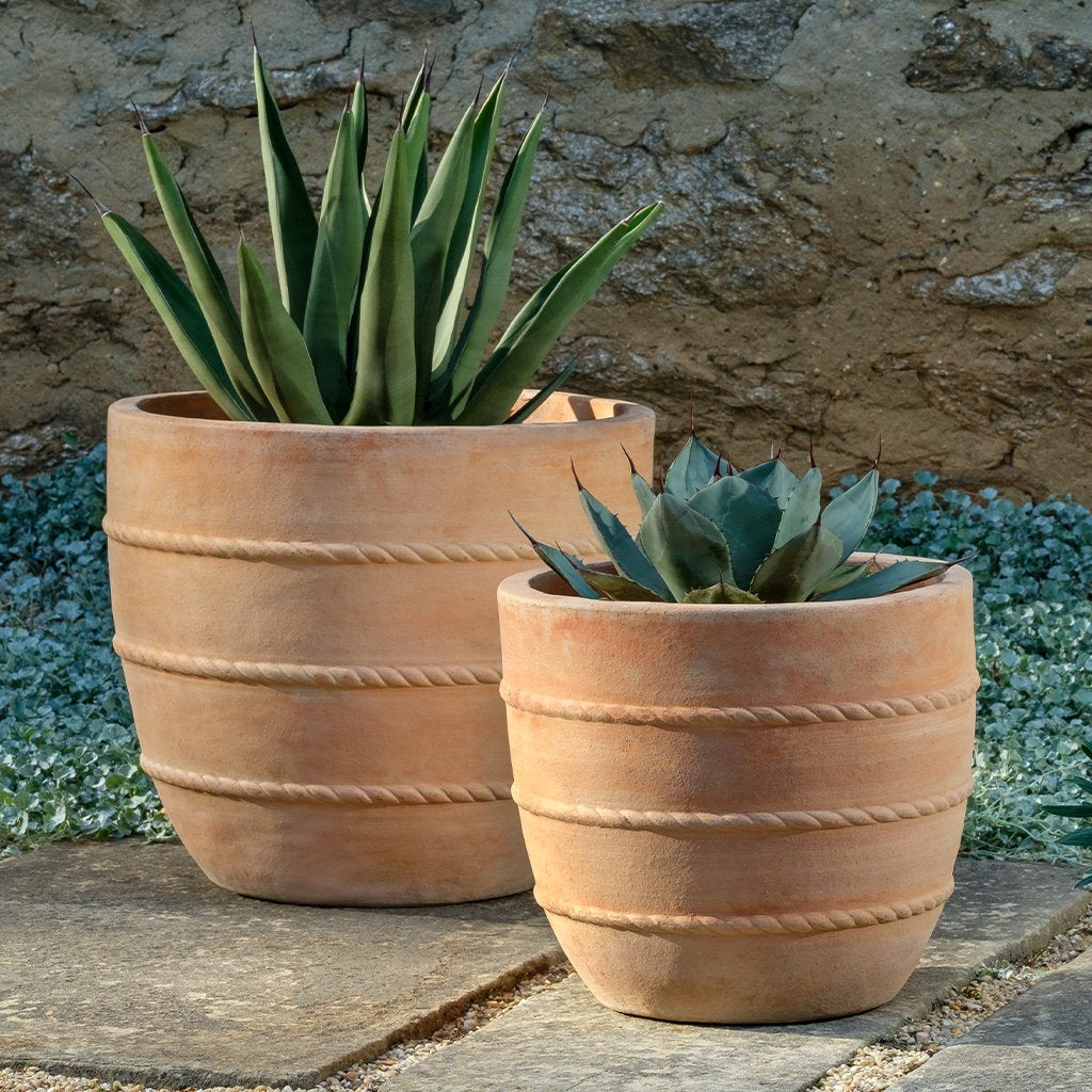 Campania Santorini Planter, Set of 2 - 6511-2402