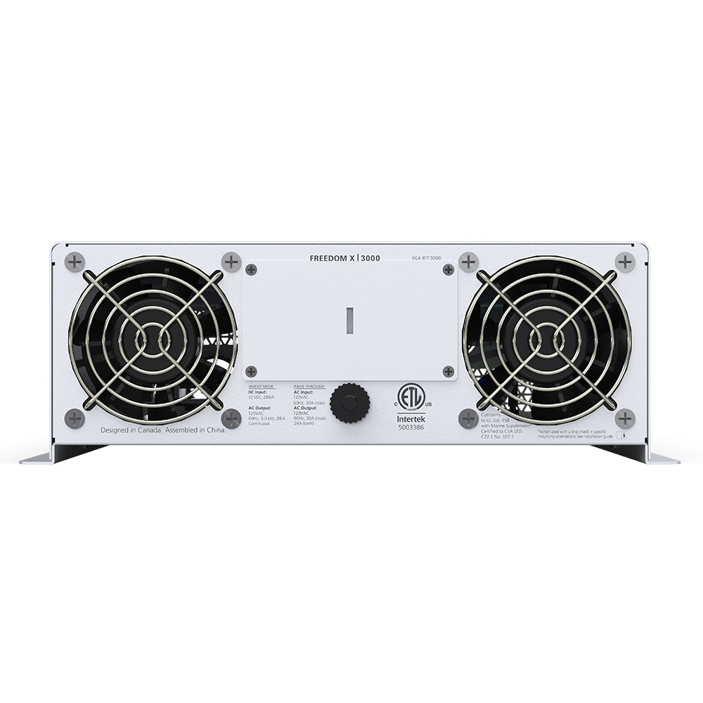 Xantrex Freedom X 3000 Truesine Inverter 120AC12DC Hardwire 8173000