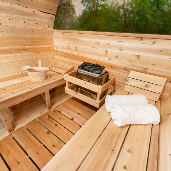 Dundalk Leisurecraft Canadian Timber Serenity MP Barrel Sauna | 4 Persons