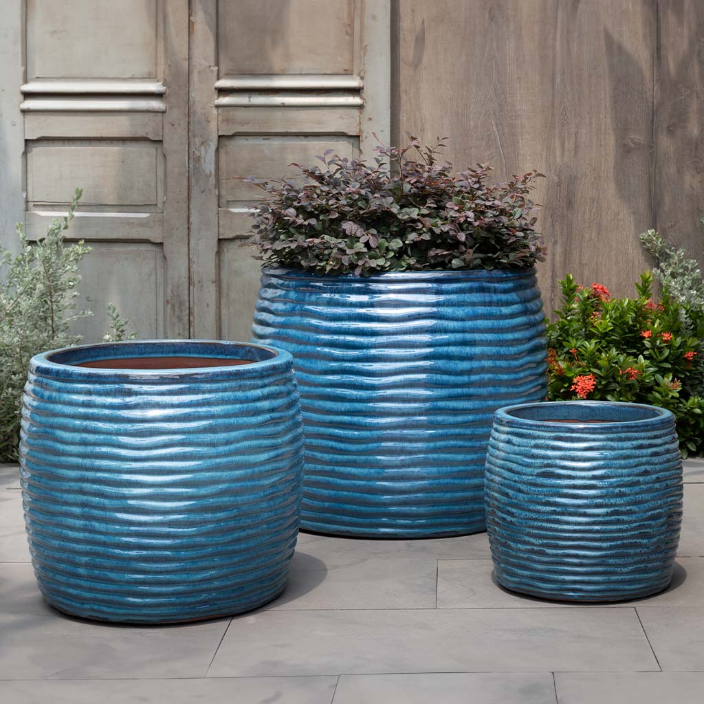 Campania Montauk Planter, Tall, Set of 3 - 7004-0103