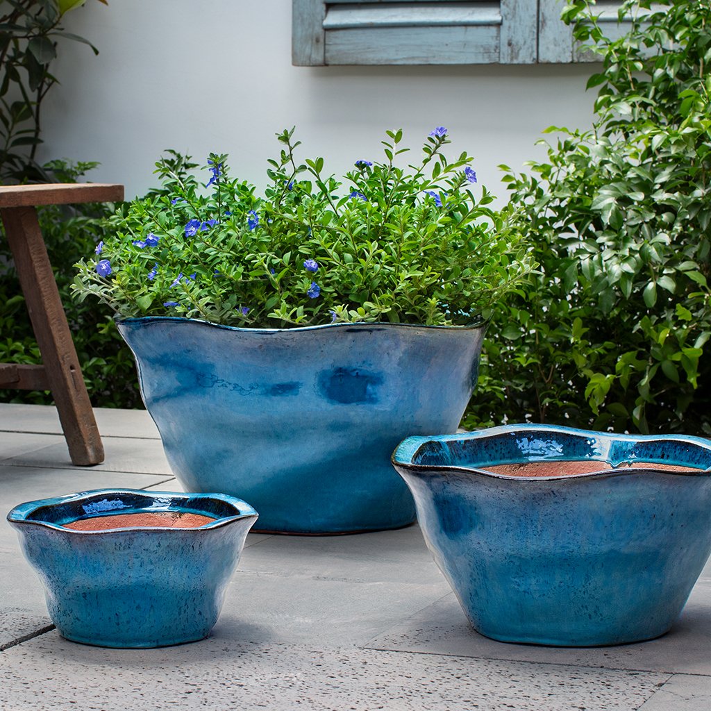 Campania Foxglove Planter, Low, Set of 3 - 7009-26803