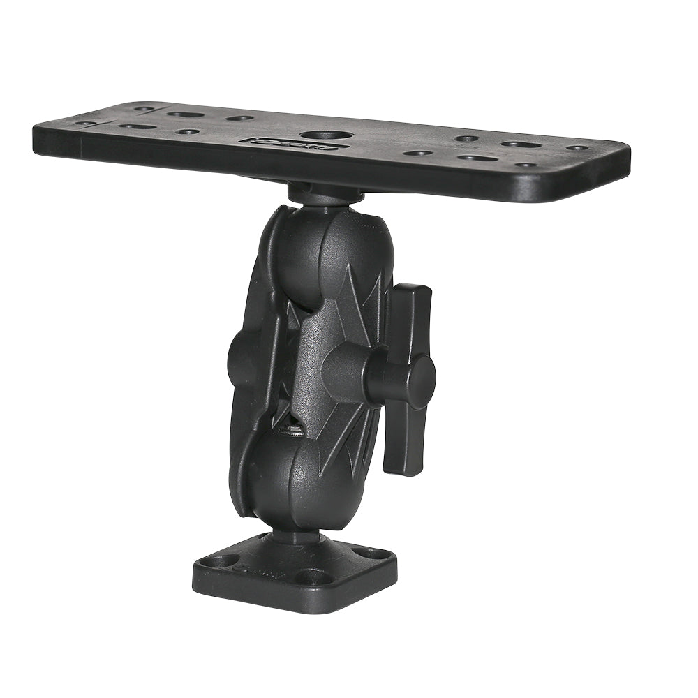 Scotty 163 15 Ball Mount wFishfinder Universal Mounting Plate 0163