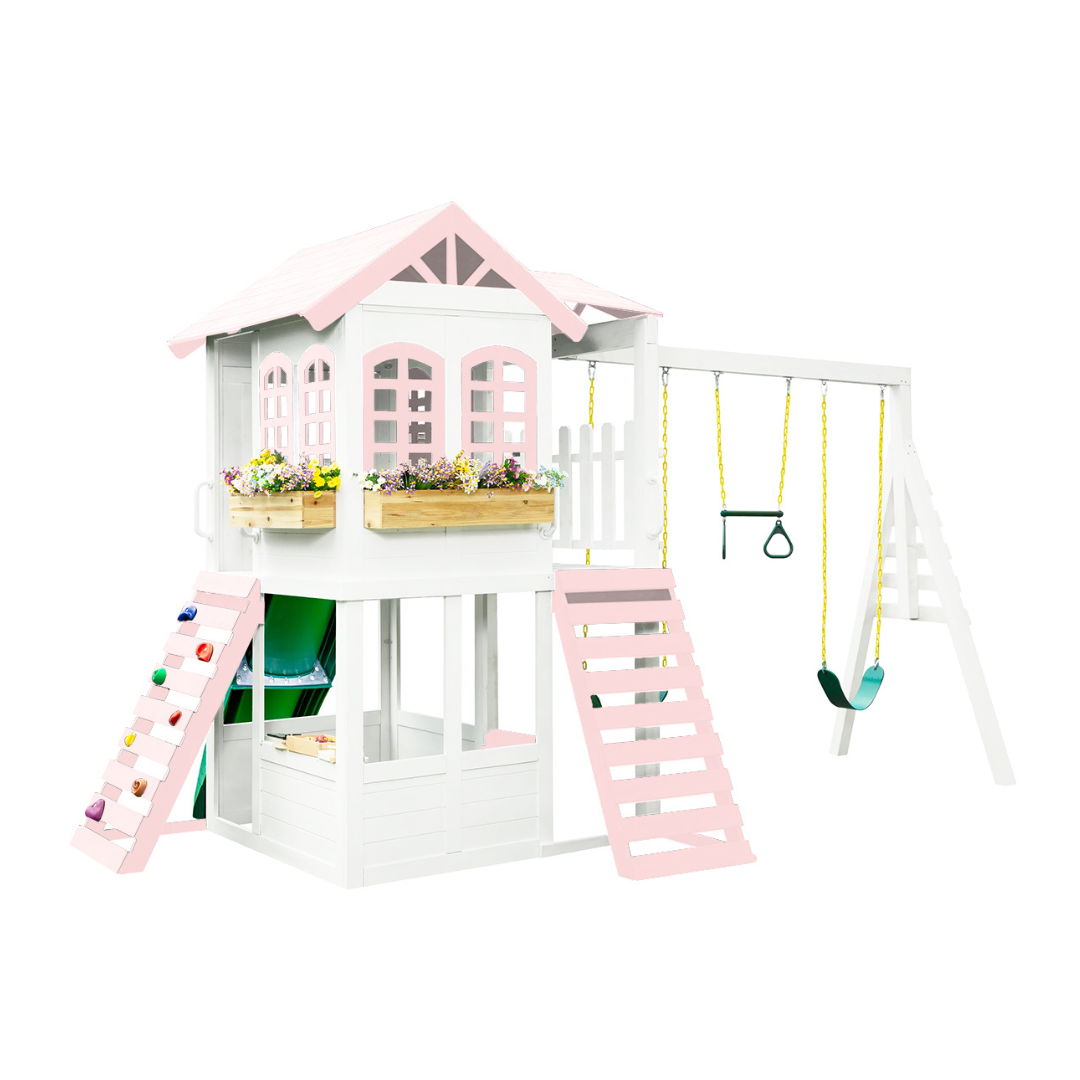 Reign Two Story Playhouse Custom Color