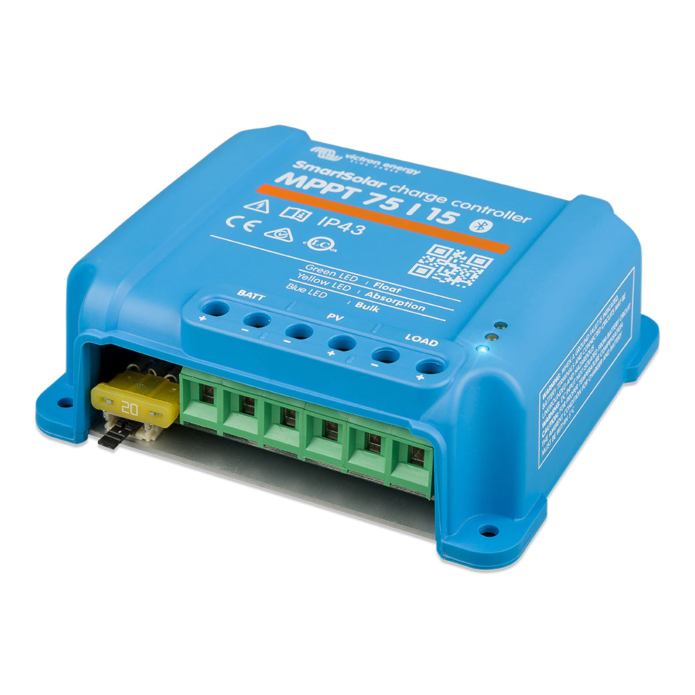 Victron SmartSolar MPPT Solar Charge Controller 75V 15Amp UL Approved SCC075015060R
