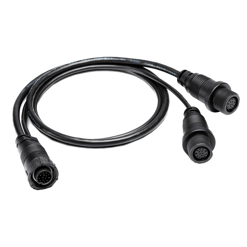 Humminbird 14 M ID SIDB Y SOLIXAPEX Side Imaging 2D Splitter Cable 7201111