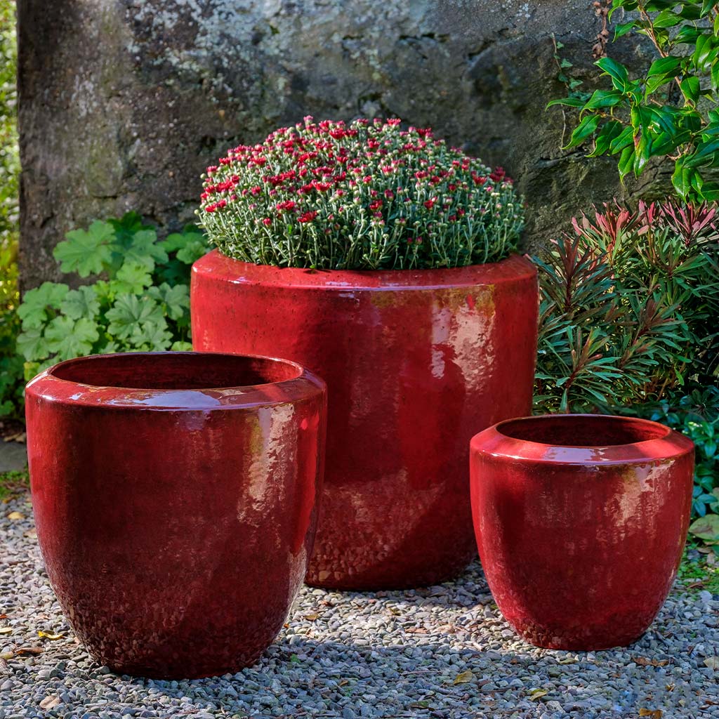 Campania Timolos Round Planter, Set of 3 - 8630-18603