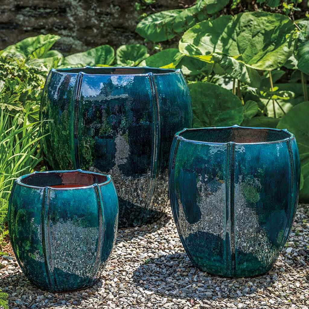 Campania Rib Vault Planter, Set of 3 - 8850-12003