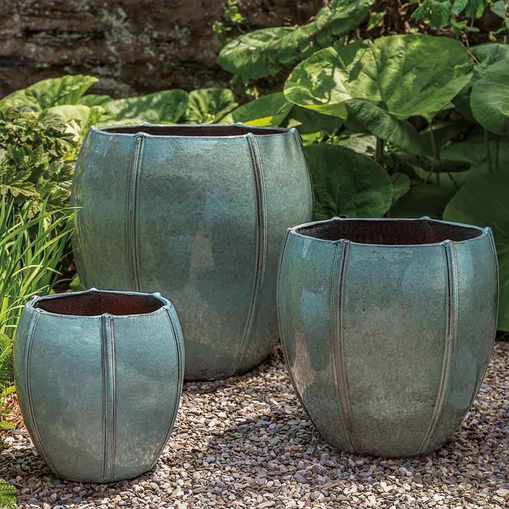 Campania Rib Vault Planter, Set of 3 - 8850-12003