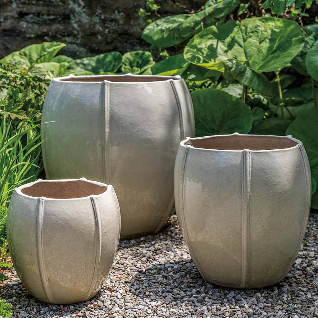 Campania Rib Vault Planter, Set of 3 - 8850-12003