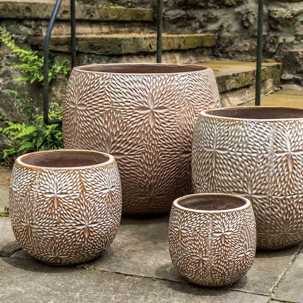 Campania Sand Dollar Planter, Set of 4 - 8851-0904