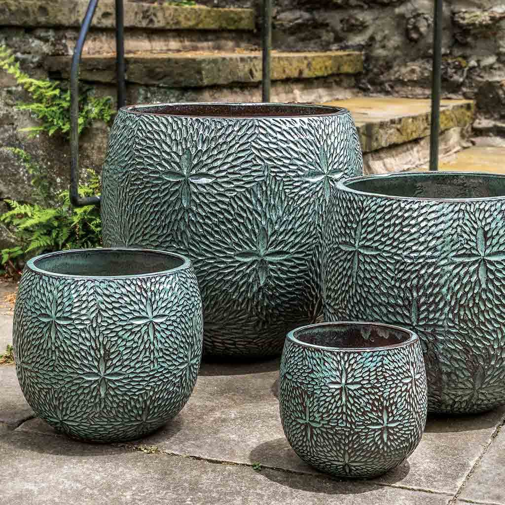 Campania Sand Dollar Planter, Set of 4 - 8851-0904