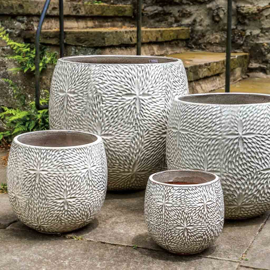 Campania Sand Dollar Planter, Set of 4 - 8851-0904