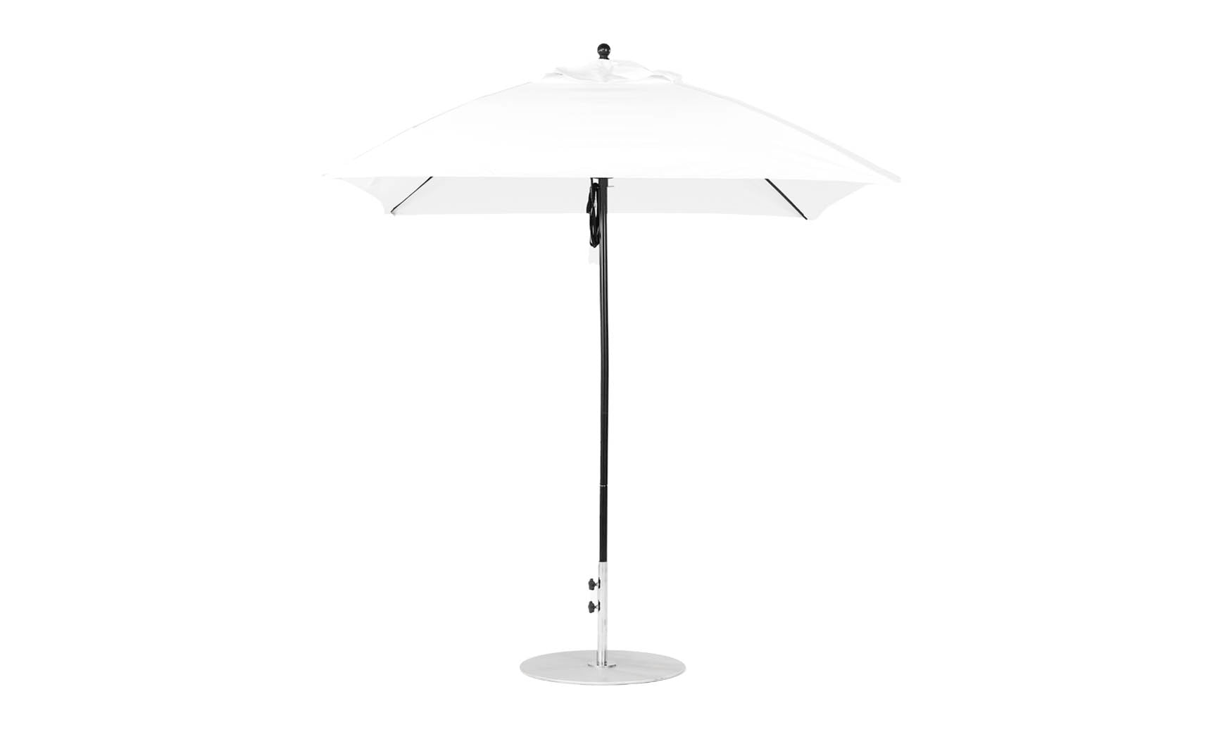Ledge Lounger Essential Fiberglass Umbrella - 7.5' Square Pulley