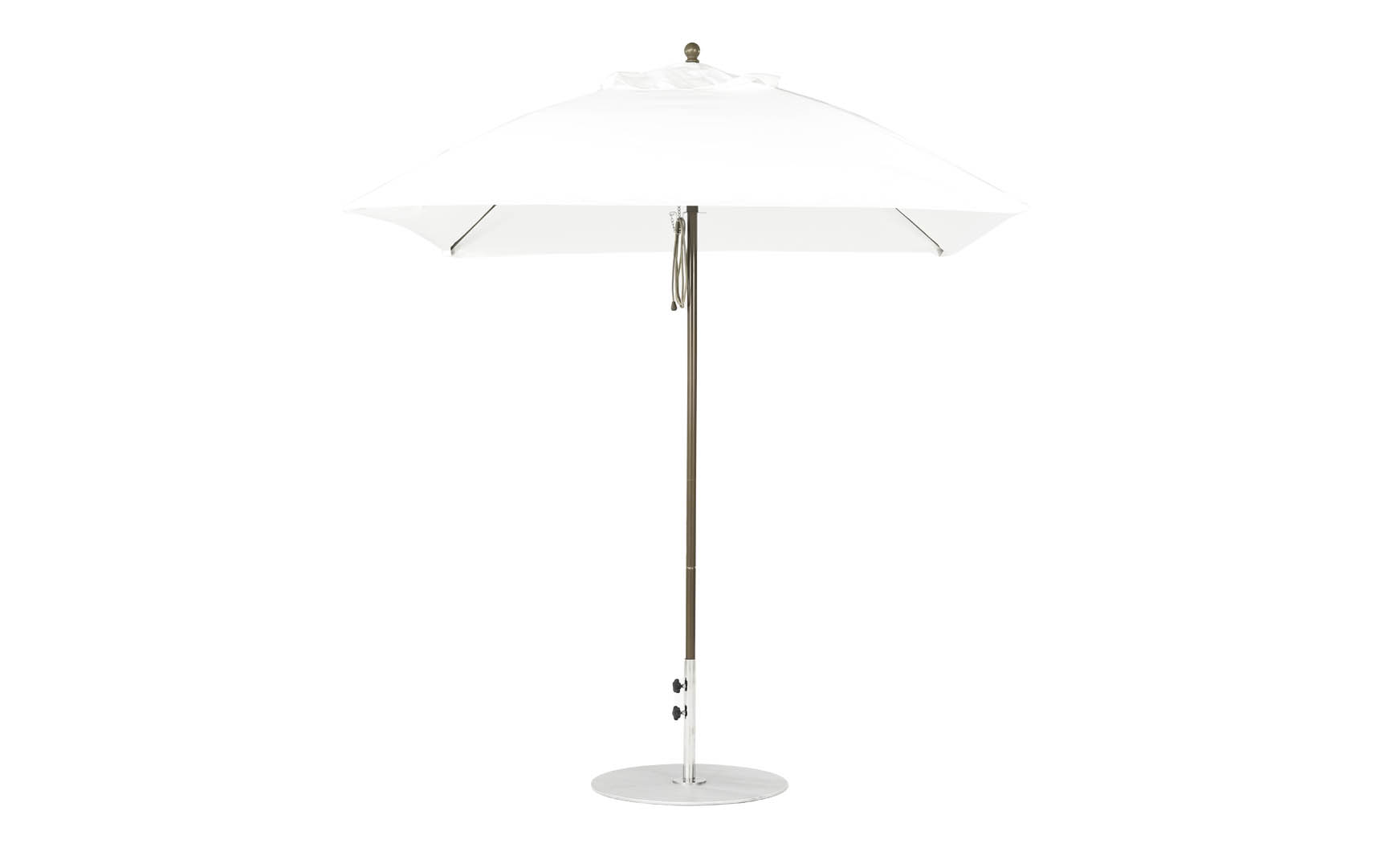 Ledge Lounger Essential Fiberglass Umbrella - 7.5' Square Pulley