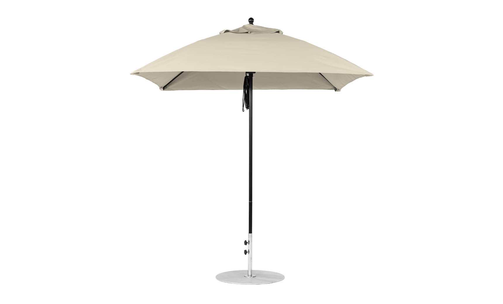 Ledge Lounger Essential Fiberglass Umbrella - 7.5' Square Pulley