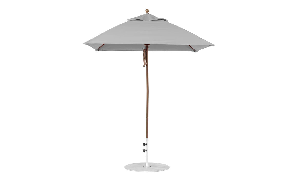 Ledge Lounger Essential Fiberglass Umbrella - 6.5' Square Pulley