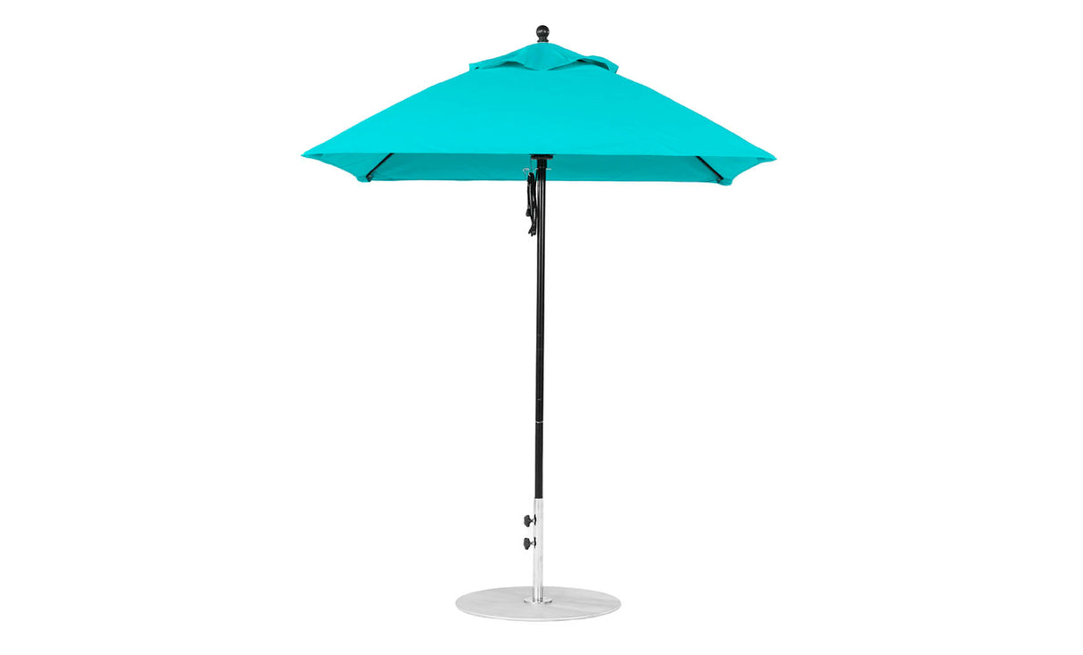 Ledge Lounger Essential Fiberglass Umbrella - 6.5' Square Pulley
