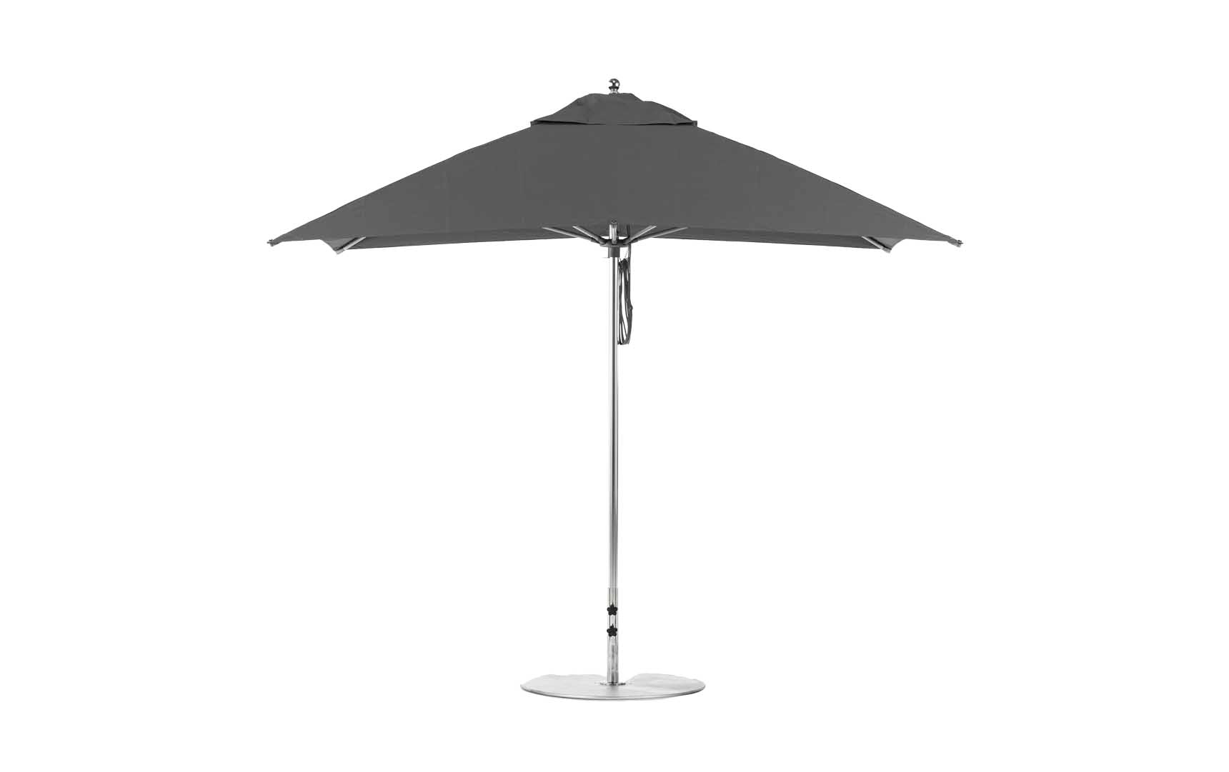 Ledge Lounger Essential Fiberglass Umbrella - 8.5' Rectangle Pulley