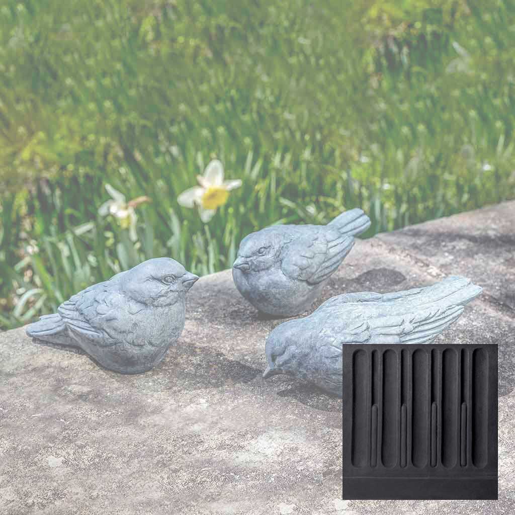 Campania Trio d'Oiseaux Garden Statue - A-631